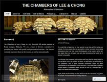 Tablet Screenshot of lee-chong.com